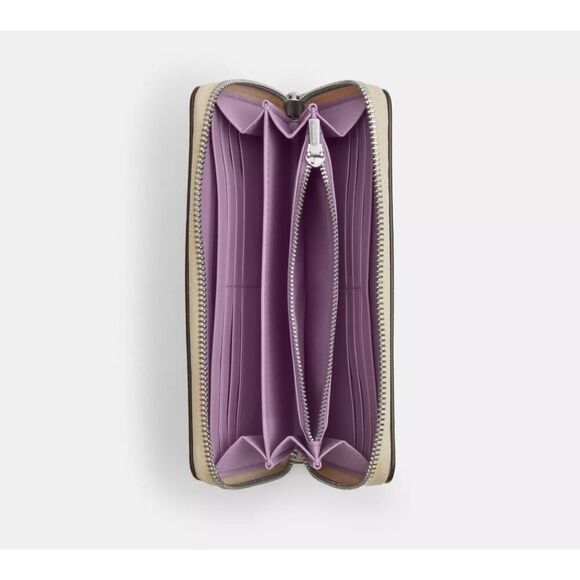 Coach CBN95 Long Zip Around Wallet With Floral Print NWT - Picture 3 of 3